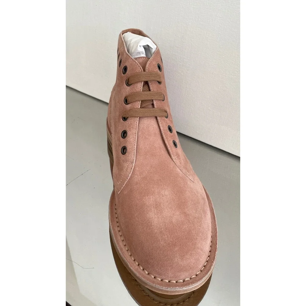 Bottega‎ Veneta Dahlia Brown Suede Ankle Boots 512162 Euro 42